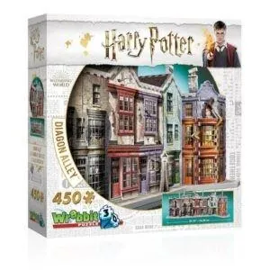 PUZZLE WREBBIT 3D - HARRY POTTER : CHEMIN DE TRAVERSE - 450 PIECES