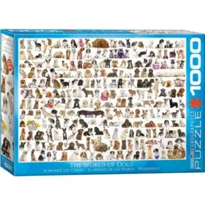 PUZZLE EUROGRAPHICS : LE MONDE DES CHIENS - 1000 PIECES