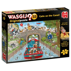 PUZZLE WASGIJ - ORIGINAL 33 : PANIQUE SUR LE CANAL ! - 1000 PIECES