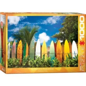 PUZZLE EUROGRAPHICS : HAWAI PARADIS DES SURFEURS - 1000 PIECES