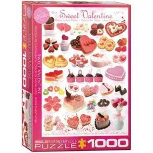 PUZZLE EUROGRAPHICS : DOUCEURS DE SAINT-VALENTIN - 1000 PIECES