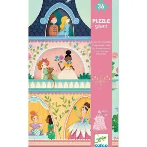 PUZZLE DJECO GEANT : LA TOUR DES PRINCESSES - 36 PIECES