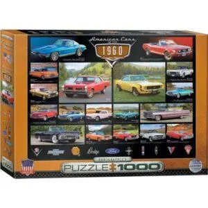 PUZZLE EUROGRAPHICS : VOITURES AMERICAINES - 1000 PIECES