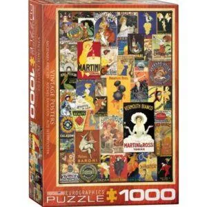 PUZZLE EUROGRAPHICS : ANCIENNES AFFICHES - 1000 PIECES