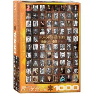 PUZZLE EUROGRAPHICS : ECRIVAINS CELEBRES - 1000 PIECES