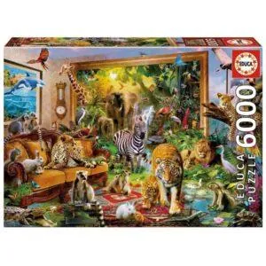 PUZZLE  EDUCA : EN ENTRANT DANS LA CHAMBRE - 6000 PIECES
