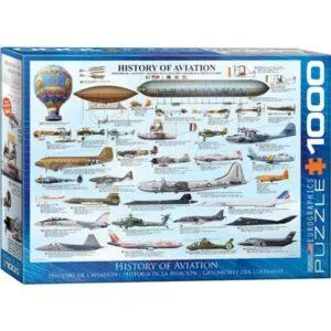 PUZZLE EUROGRAPHICS : HISTOIRE DE L'AVIATION - 1000 PIECES