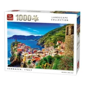 PUZZLE KING LANDSCAPE : VERNAZZA ITALIE - 1000 PIECES