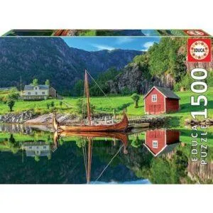 PUZZLE EDUCA : BATEAU VIKING - 1500 PIECES
