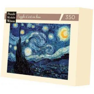 PUZZLE BOIS WILSON - V. VAN GOGH : LA NUIT ETOILEE - 350 PIECES