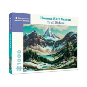 PUZZLE POMEGRANATE - T. H. BENTON : CAVALIERS - 1000 PIECES