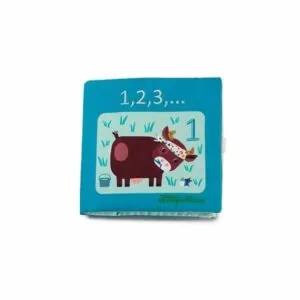 LIVRE TISSU 1,2,3 J'APPRENDS A COMPTER - LILLIPUTIENS