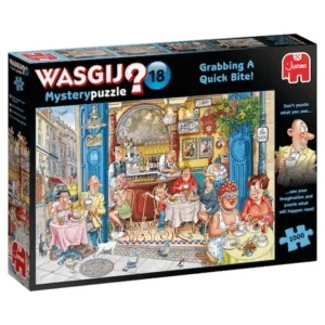 PUZZLE WASGIJ - MYSTERY 18 : UNE BOUCHEE POUR CHACUN ! - 1000 PIECES