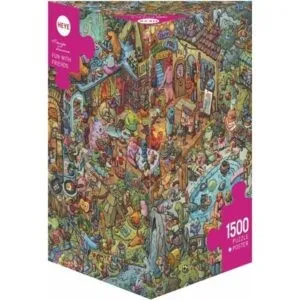 PUZZLE HEYE - M. TIURINAS : S'AMUSER AVEC DES AMIS - 1500 PIECES