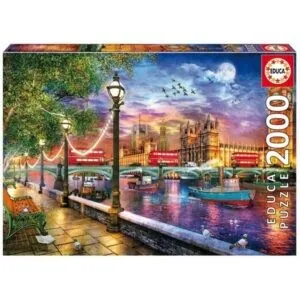 PUZZLE EDUCA : LONDRES AU COUCHER DU SOLEIL - 2000 PIECES