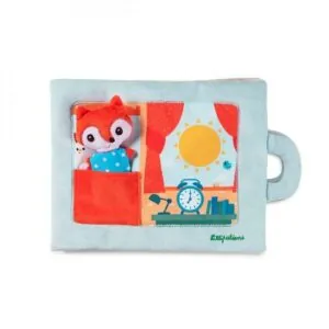LIVRE TISSU-BONJOUR PETIT RENARD-LILLIPUTIENS