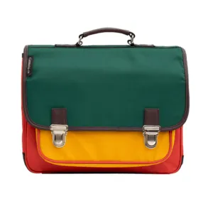 CARTABLE PRIMAIRE 38 CM - COLOR BLOCK VERT - CARAMEL ET CIE