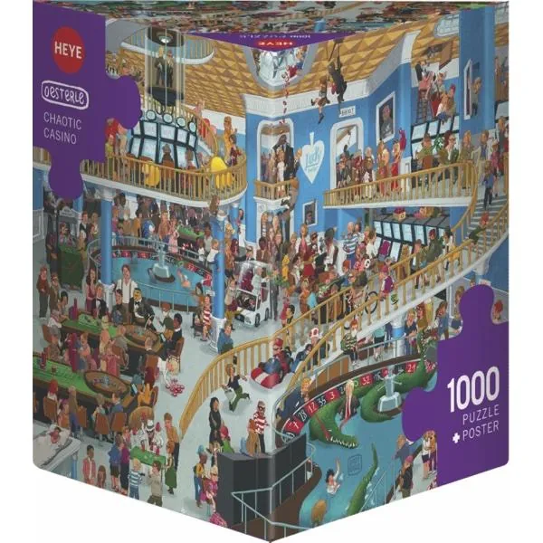 PUZZLE HEYE - U. OESTERLE : CHAOTIQUE CASINO - 1000 PIECES