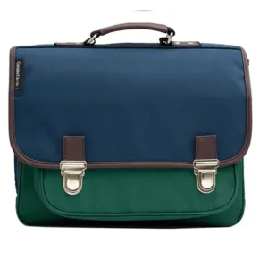 CARTABLE PRIMAIRE 41 CM - COLOR BLOCK NAVY - CARAMEL ET CIE