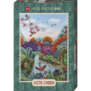 PUZZLE HEYE - EXOTIC GARDEN - M. AMALIA BARTOLINI : PARADIS VEGETAL - 500 PIECES