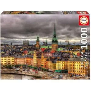 PUZZLE EDUCA : VUE DE STOCKHOLM SUEDE - 1000 PIECES