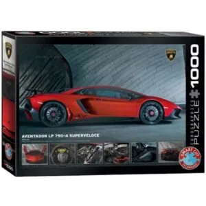 PUZZLE EUROGRAPHICS : LAMBORGHINI AVENTADOR LP750-4 SUPERVELOCE - 1000 PIECES