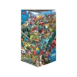 PUZZLE HEYE - R. BERMAN : GO CAMPING - 2000 PIECES