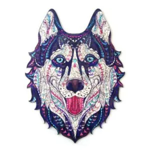 PUZZLE BOIS WOODBESTS - SIBERIAN HASKY - 177 PIECES