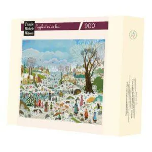 PUZZLE BOIS WILSON - A. THOMAS : PAYSAGE HIVERNAL - 900 PIECES