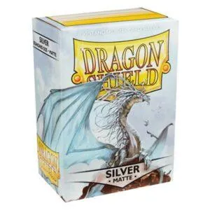 100 DRAGON SHIELD MATTE - SILVER