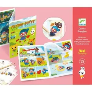 COMICS TRANSFERS FLYING SOFYE - DJECO