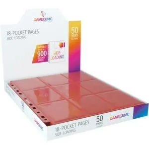 GG - 50 PAGES 18 POCKET SIDELOADING RED