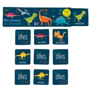 MON MEMORY DES DINOSAURES 32 PIECES - CARTES D'ART