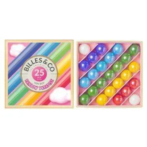 BOITE DE 25 BILLES-RAINBOW PARADISE - BILLES AND CO