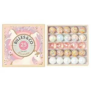 BOITE DE 25 BILLES LICORNE - BILLES AND CO