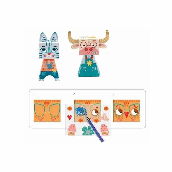 COFFRET ANIMAUX DECALQUES - DJECO – Image 2