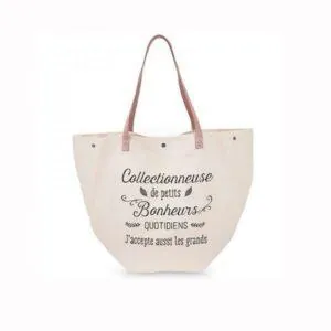 SAC COTON BONHEUR QUOTIDIEN - LABEL TOUR