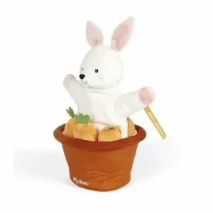 PELUCHE MARIONNETTE CACHE-CACHE KACHOO LAPIN ROBIN - KALOO