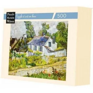 PUZZLE BOIS WILSON - V. VAN GOGH : MAISON A AUVERS - 500 PIECES