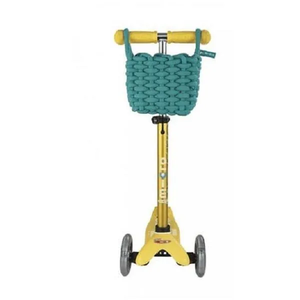 PANIER VERT POUR TROTTINETTE OU VELO MICRO