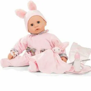 POUPEE COOKIE COPRS SOUPLE ROSE AVEC DOUDOU  GOTZ