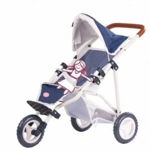 POUSSETTE 3 ROUES BLEU JEAN GOTZ