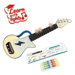 UKULELE ROCK AVEC APPRENTISSAGE BLEU HAPE
