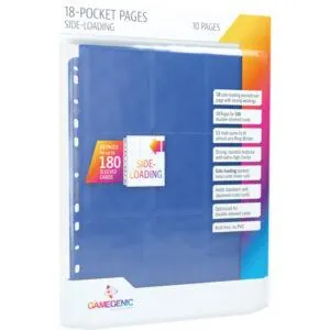 GG - 10 PAGES 18 POCKET SIDELOADING BLUE