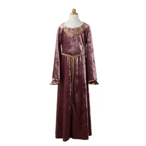 ROBE REINE GUENIEVRE VIEUX ROSE 9-10 ANS GREAT PRETENDERS