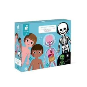 PUZZLE EDUCATIF JANOD - CORPS HUMAIN - 50/75/100 PIECES