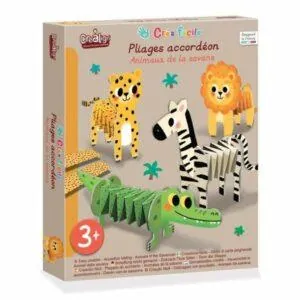 PLIAGE EVENTAIL ANIMAUX SAVANE - CREALIGN