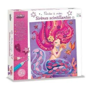 CARTE A CREER LES SIRENES SCINTILLANTES - CREALIGN