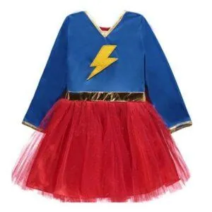 ROBE DE SUPER HEROINE 5-6 ANS - GREAT PRETENDERS
