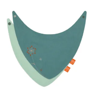 BAVOIR BLEU CELADON X2 - L'OISEAU BATEAU